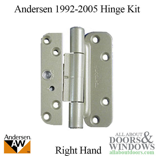 Discontinued - Andersen 1992-2005 Hinge - Right Hand -  Polished Chrome