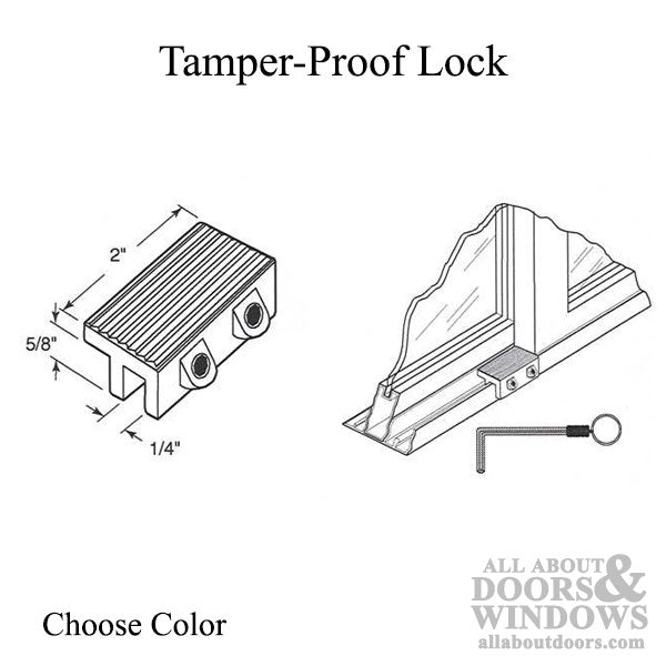 Tamper-Proof Lock - Choose Color - Tamper-Proof Lock - Choose Color