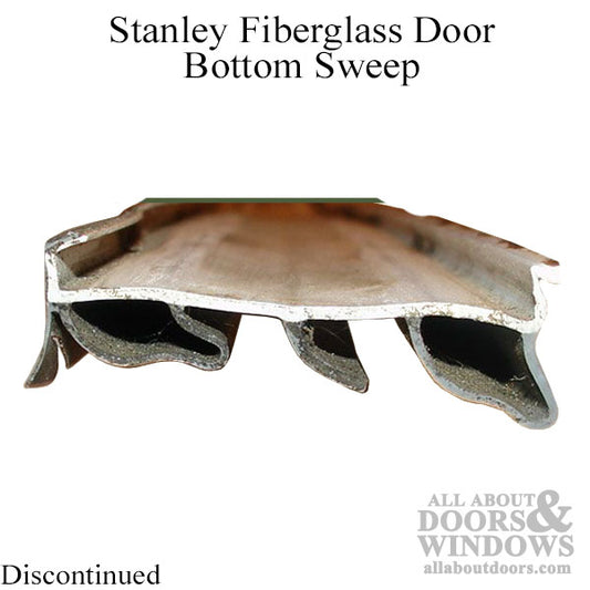 Stanley, Fiberglass Door Bottom / Sweep, slide-on - Discontinued