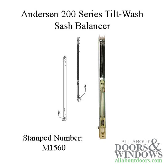 Andersen 200 Series Tilt-Wash Double Hung Sash Balancer - M1560