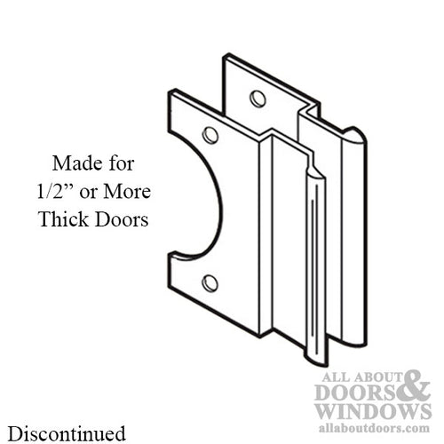 DISCONTINUED Non-Handed Latch & Pull for Sliding Screen Door - Aluminum - DISCONTINUED Non-Handed Latch & Pull for Sliding Screen Door - Aluminum