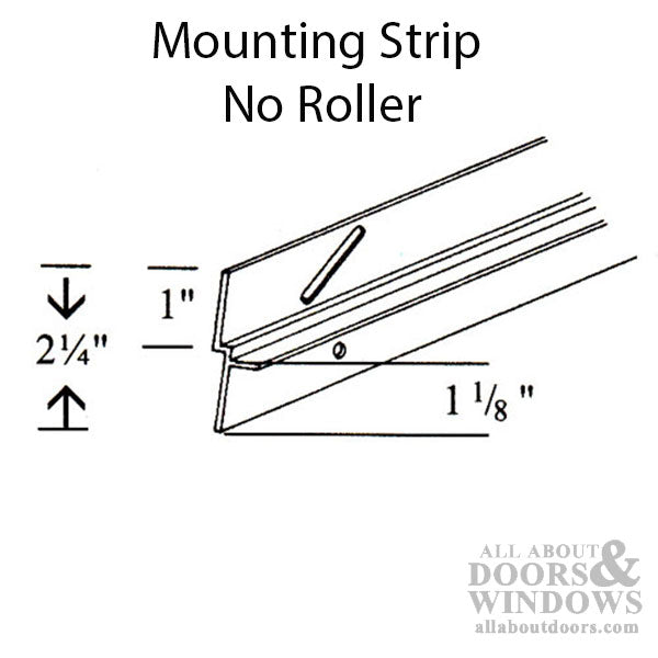 Mounting Strip for Top Roller Screen Door, 36 inch - Mounting Strip for Top Roller Screen Door, 36 inch