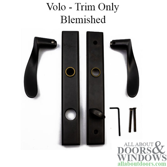 Volo Keyed Entry, 1.75 Sliding Door hardware trim, PVD Bronze - Blemished