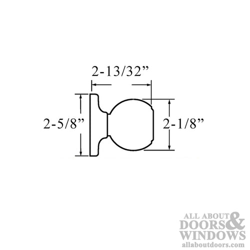 Kwikset 200C-3 Copa Passage Lock - Polished Brass - Kwikset 200C-3 Copa Passage Lock - Polished Brass