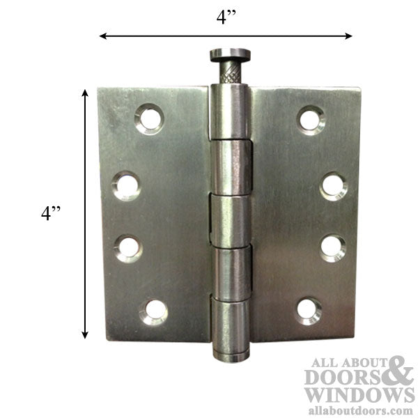 4 x 4 Inch Solid Stainless Steel Door Hinge - Choose Color - 4 x 4 Inch Solid Stainless Steel Door Hinge - Choose Color