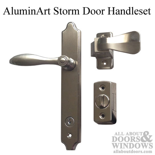 AluminArt Lever Handle Kit for Storm Door