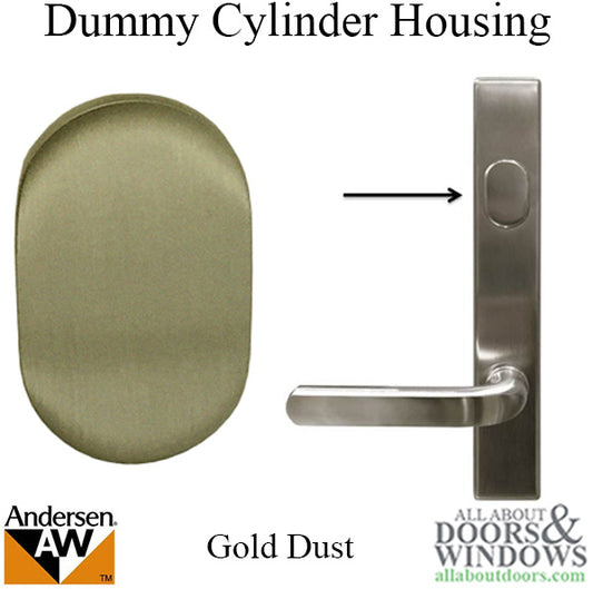 Dummy Cylinder Housing, Gold Dust