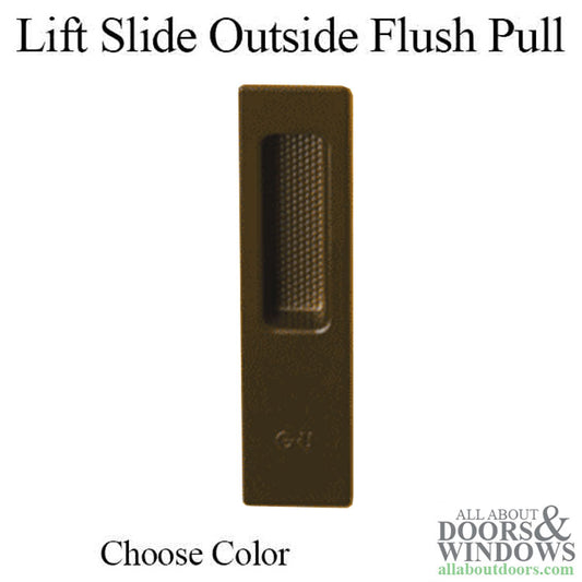 GU Lift Slide Outside Flush Pull - Choose color