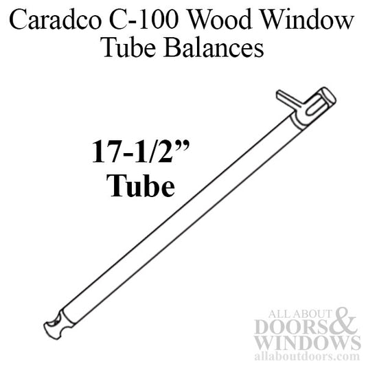 Caradco C-100 Wood Window Tube Balances, 17-1/2" Length - Choose Color