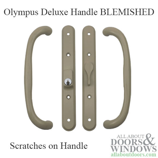 BLEMISHED Olympus Handle OFFSET Thumb, Sliding Glass Door - TAN