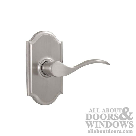 Weslock Right Hand Bordeau Premiere Privacy Lock w/ Adjust. Backset & Full Lip Strike Satin Nickel