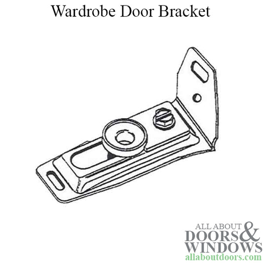 2-3/4" Wardrobe Door Bracket