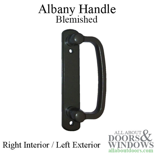 Andersen Frenchwood Gliding Doors - Handle - Albany - Right Interior/Left Exterior - Black-BLEMISHED