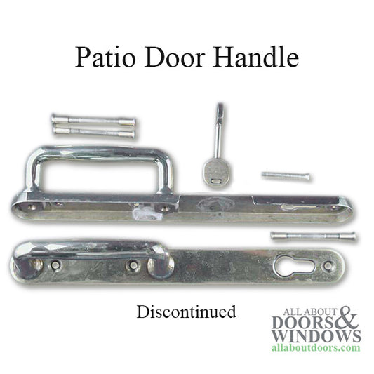GLW Patio Door Handle, Disc. Old Style - Solid Brass - Blemished