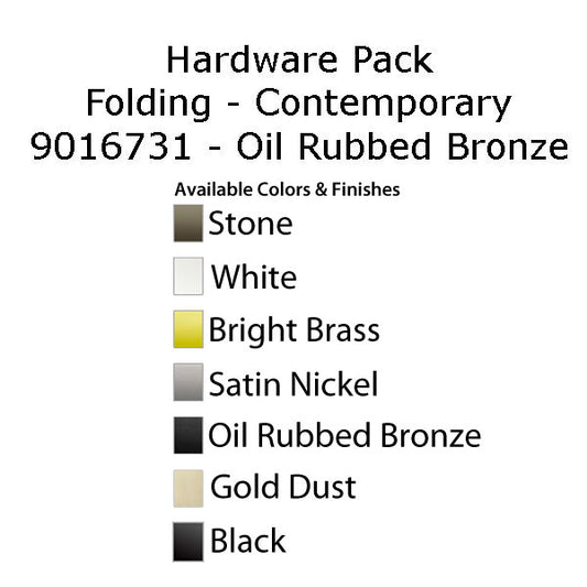 Andersen Casement Window - 200/400 Series - Hardware Pack - Folding Contemporary - Oil Rubbed Bronze