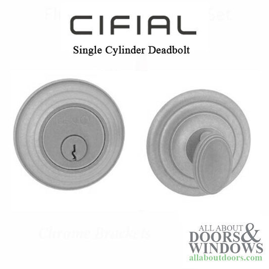 Cifial Asbury 571.100 Series Single Cylinder Deadbolt