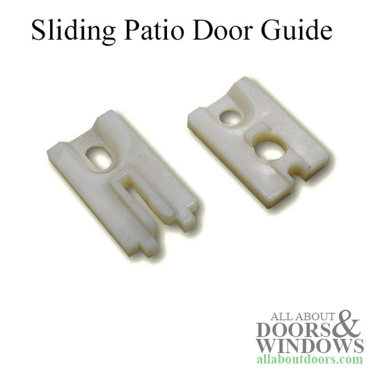 Discontinued - Sliding Patio Door Guide -  White Plastic