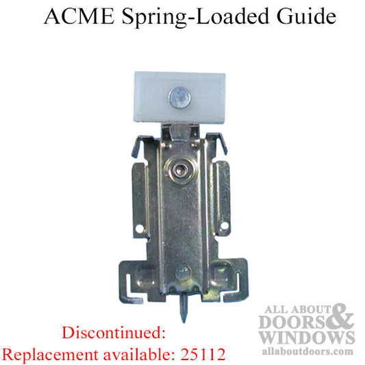 Acme 402 / 4013 Top mirror door guide - See Notes