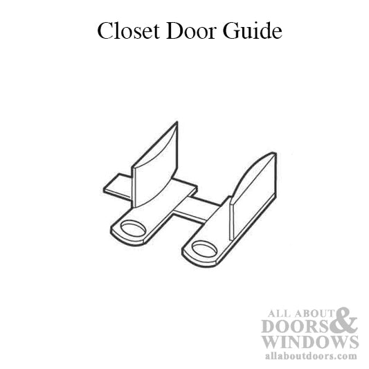 DISCONTINUED - Closet Door Guide - Nylon