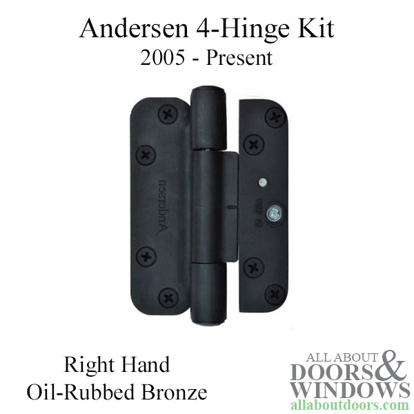 Andersen 4 Hinge Kit, Right Hand (2005-Present) - Oil-Rubbed Bronze - Andersen 4 Hinge Kit, Right Hand (2005-Present) - Oil-Rubbed Bronze