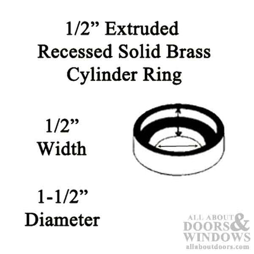 Extruded Cylinder Ring, 1/2