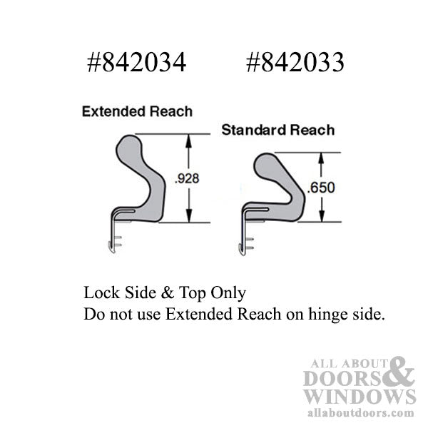 Door Weatherstrip, Compression Type, Bulb - Brown - Door Weatherstrip, Compression Type, Bulb - Brown