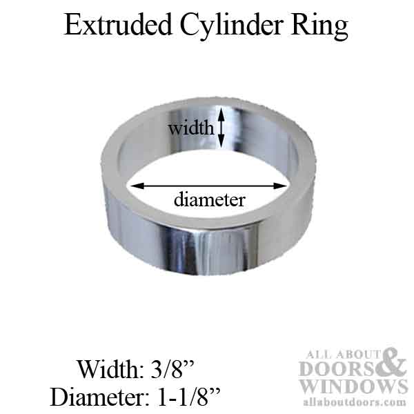 Extruded Cylinder Ring, 3/8