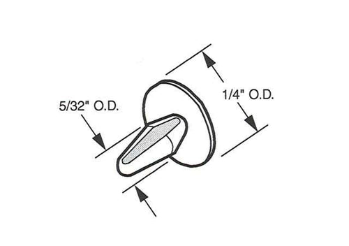 Guide & Anti Rattle Button 1/4 - Guide & Anti Rattle Button 1/4