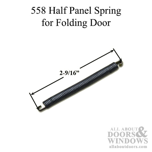DISCONTINUED 558 Half Panel Spring for Folding Door