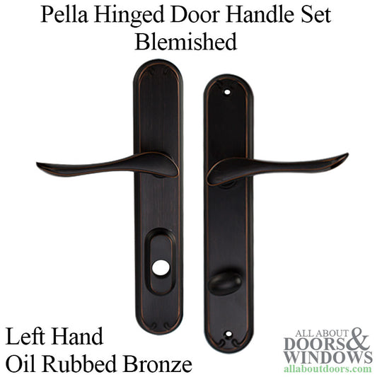 Pella Left Hand Active Keyed Handle Set for Hinged Door - Oil Rubbed Bronze