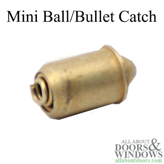 Mini Ball/Bullet Catch, 5/16" diameter, 1/2" length, 3/16" projection