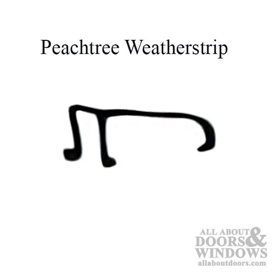 DISCONTINUED Peachtree Weatherstrip for Prado Screen Door - Black