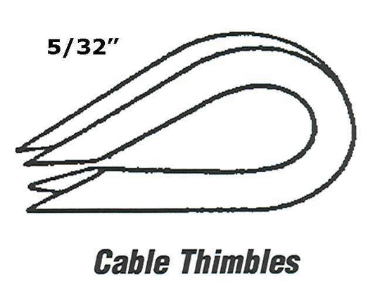 Cable Thimble - 5/32 Inch
