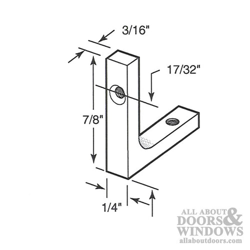 Sliding Window Corner Inserts, 4 Pack - Extruded Aluminum - Sliding Window Corner Inserts, 4 Pack - Extruded Aluminum