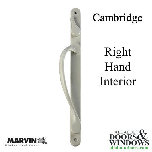 Elevate series, Sliding French Door handle,  Interior Active Thumbturn, RH