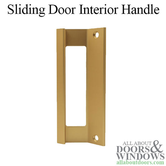 GLW Patio Door Handle, Disc. Old Style - Painted Gold - Blemished