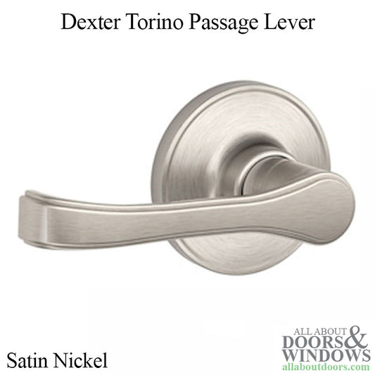 Dexter Torino J10-619 Passage Lever - Satin Nickel