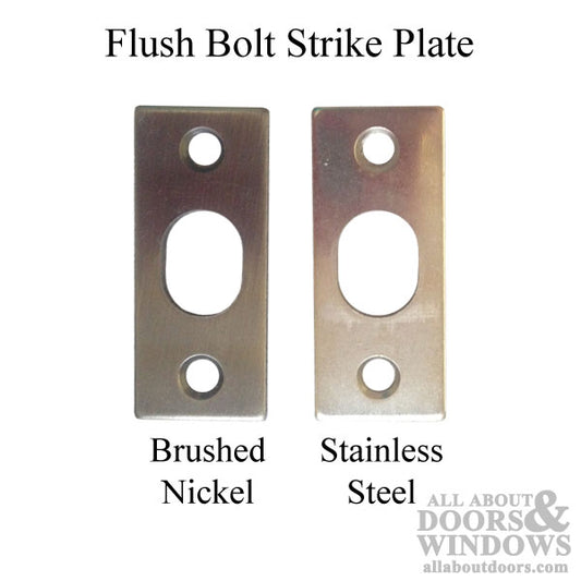 Flush Bolt Strike - 2-1/4 x 15/16