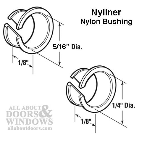 Leigh / Monarch Bushing ( Nylinder ), 1/4 inch Inside Diameter,  Nylon / Plastic