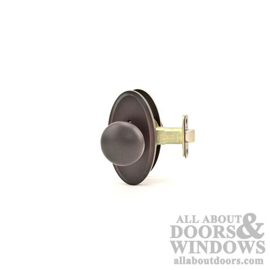 Weslock Impresa Oval Passage Lock w/ Adjustable Backset & Full Lip Strike Oil Rubbed Bronze