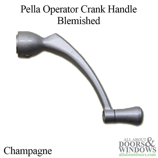 Blemished Awning & Casement Pella Operator Crank Handle - Champagne