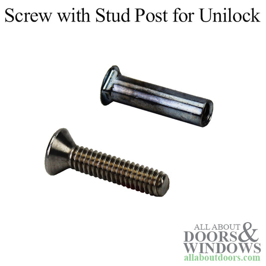 Marks  2 piece screw with stud post for Unilock Escutcheon Plate