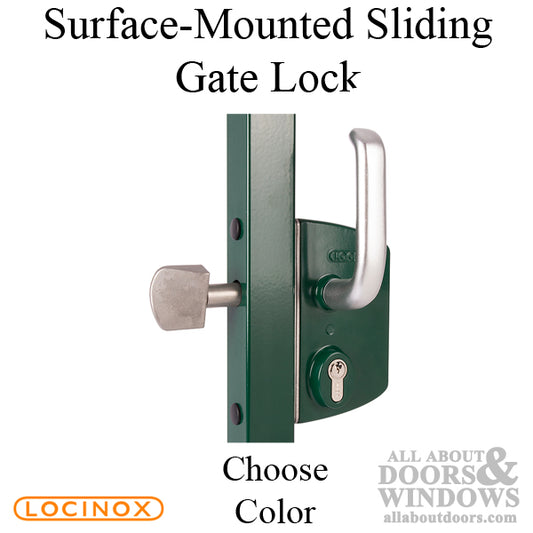 Surface-Mounted Sliding Gate Lock