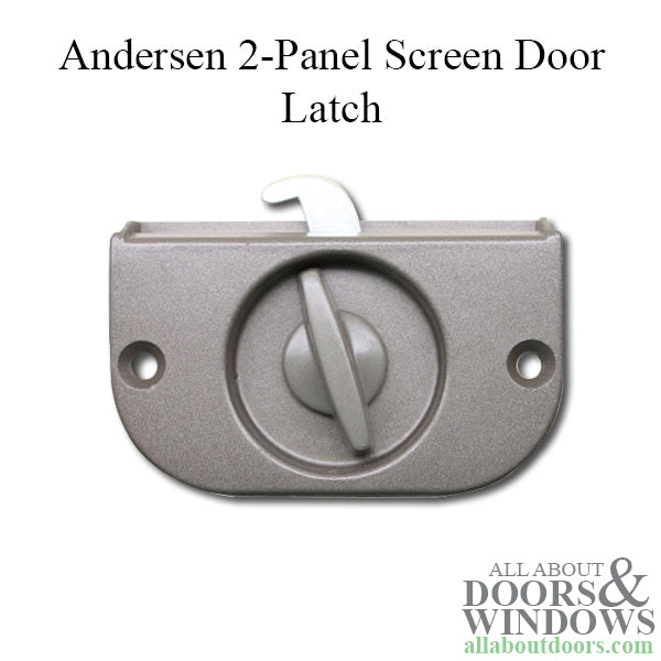 Andersen 2 Panel Patio Screen Door Latch / Lock - Stone - Andersen 2 Panel Patio Screen Door Latch / Lock - Stone