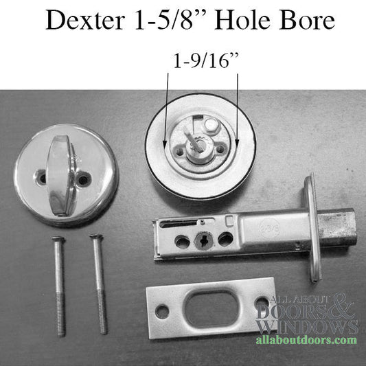 Dexter Old style 4103 Single cylinder Deadbolt 2-3/4 Latch