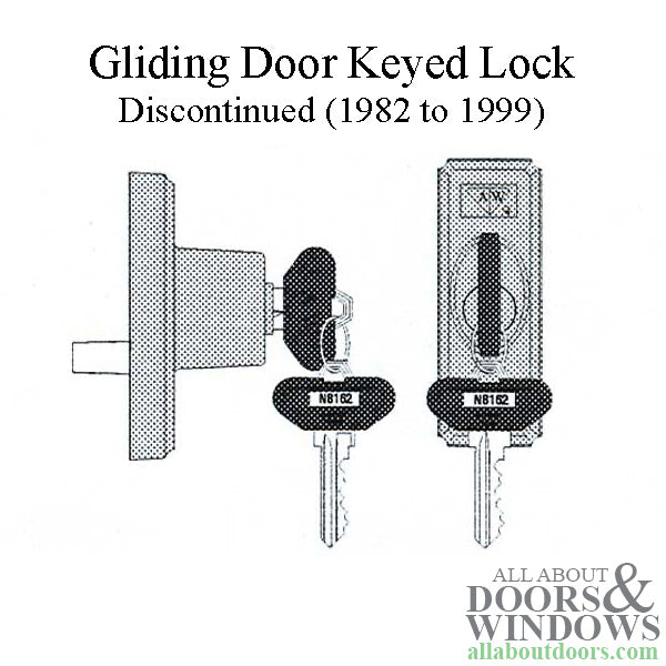 Discontinued Keyed Lock, Old Style - Bright Brass - Discontinued Keyed Lock, Old Style - Bright Brass