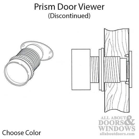 Discontinued - Door Viewer - Prism - Choose Color