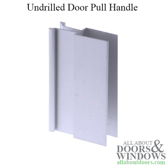 Undrilled Door Pull Handle Set for Sliding Screen Door - Aluminum
