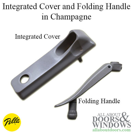 Left Hand Cover - Folding Handle - Champagne