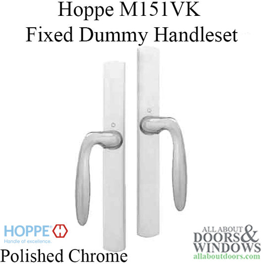 Hoppe HLS 9000 Sliding Door, Verona M151VK/2165N, Fixed Dummy - Polished Chrome